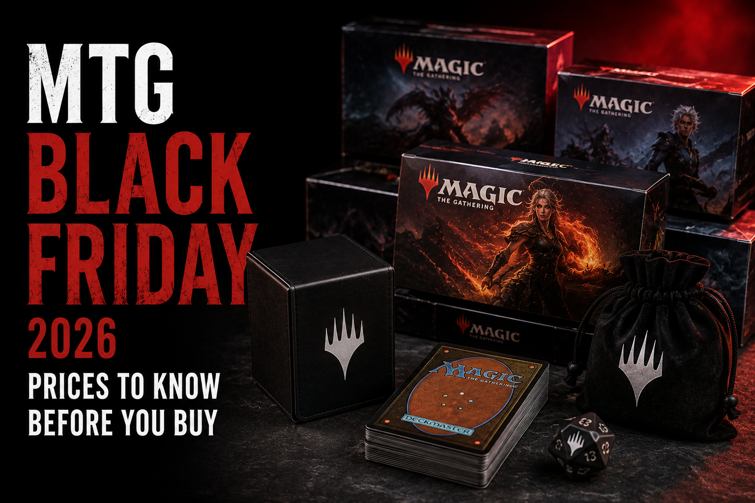 Magic: The Gathering Black Friday 2026 booster box and accessory deals