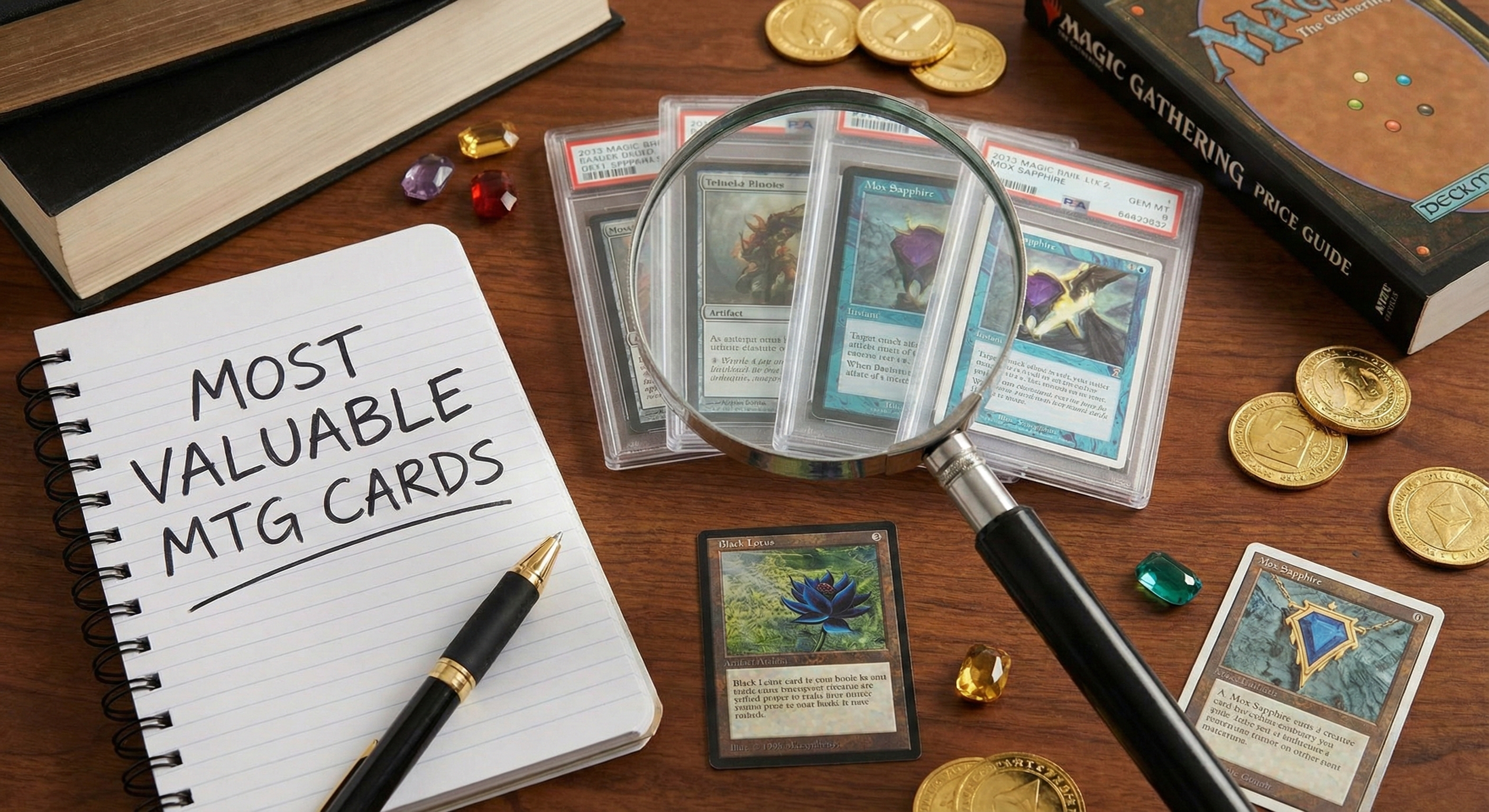 Most valuable Magic: The Gathering cards market analysis featuring Alpha Black Lotus, The One Ring, and serialized cards